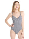 Tory Burch Gingham One Piece Swimsuit