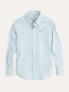Southern Tide Boys' Oyster Rake Plaid Intercoastal Sportshirt
