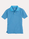 Southern Tide Boys' Fort Fredrik Stripe Performance Polo