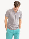 Southern Tide Men's Short Sleeve Jack Heather Performance Pique Polo