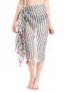 Seafolly Women's Linen Block Stripe Sarong