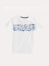 Southern Tide Boys' Youth Shark Stripe T Shirt