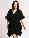 Seafolly Sea Stripe Lace Trim Kaftan