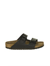 Birkenstock Women's Arizona Soft Footbed Black Birko-Flor