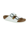 Birkenstock Arizona White Birko Flor