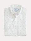 Southern Tide Men's Short Sleeve Pick Up Limes Seersucker Sportshirt