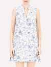 Tory Burch Sleevless Printed Tunic Cover Up Dress