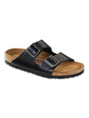 Birkenstock Arizona Sport Black Oiled Leather Sandals