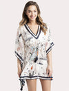 Tory Burch Printed Short Caftan