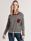 Hem & Thread Drawstring Sweater