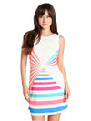 Julie Brown Stripe Dress