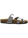 Birkenstock Mayari Silver Birko-Flor Sandals