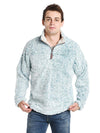 True Grit Men's Frosty Tipped Pile 1/4 Zip Pullover