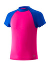 Speedo Girls' Colorblock Rashgaurd