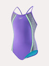 Speedo Girls' Heather Thin Strap One Piece