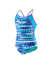 Speedo Girls' Rhythmic Tie Dye Tankini 2 Pc