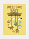 The Found Welcome Baby Mobile Card