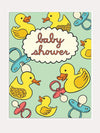 Baby Shower Rubber Ducks Card