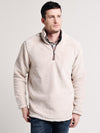 True Grit Men's Pebble Pile 1/4 Zip Pullover