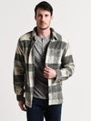 True Grit Men's Melange Square Plaid Big Shirt