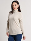 Dylan Blooming Angora Long Sleeve Turtleneck