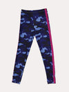 Iscream Girls' Blue Camo Stripe Leggings