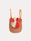 Serpui Marie Lauren Straw Basket Bag