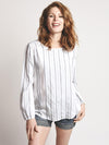 Dylan Ella Stripe Blouse