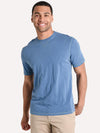 True Grit Men's Slub Short Sleeve Contrast Stitch Crew Tee