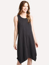 Dylan Cotton Slub Hanky Hem Dress