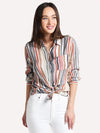 Dylan Cotton & Sand Stripe Shirt