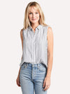 Dylan Classic Stripe Sleeveless Shirt