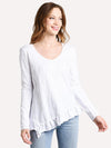 Dylan Women's Soft Slub Long Sleeve V-Neck Tee