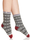 Ugg Fair Isle Fleece Lined Sock