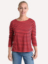 Sundry Maritime Stripes 3/4 Sleeve Tee