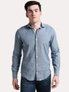 Eleventy Men's Oxford Sport Shirt