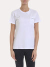 Eleventy Women's Round Neck Tee With Pocket