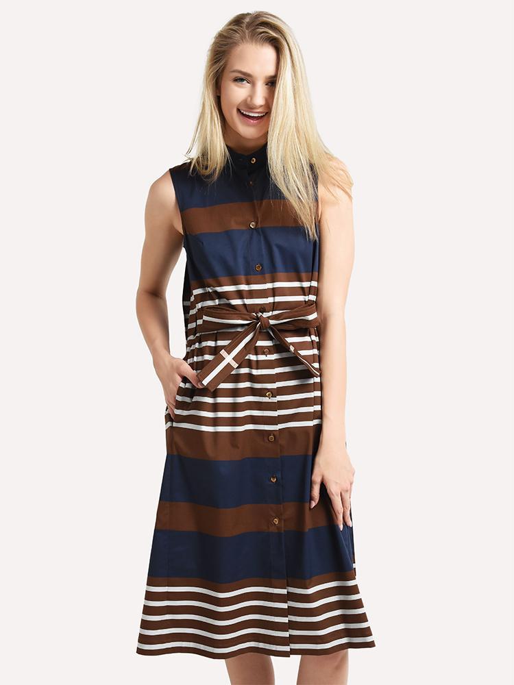 Eleventy Dress With Belt