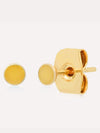 Tai Enamel Round Disc Stud Earring