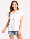 Trovata Marianne Ruffle Sleeve Shirt