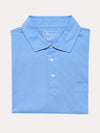 Peter Millar Men's Seaside Aqua Cotton Solid Polo