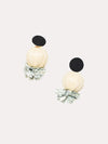 Serefina Raffia Pom Pom Earring