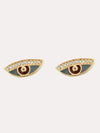 Joy Dravecky Evil Eye Stud Earrings