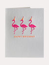 Elum Festive Flamingos Birthday Greeting Cards