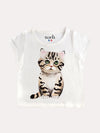 Nach Bijoux Girls' Cat Tee