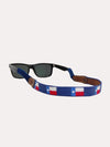 Smathers & Branson Texas Flag Needlepoint Sunbglass Strap