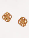 Neely Phelan Rattan Disc Stud Earring