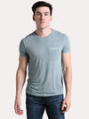 ATM Men's Sun Bleached Jersey Crew Neck Pocket Tee