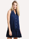 Amita Naithani Sunny Isles Pintuck Lace Tunic