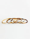 Tribe and Glory Ankole Horn Bangle Set